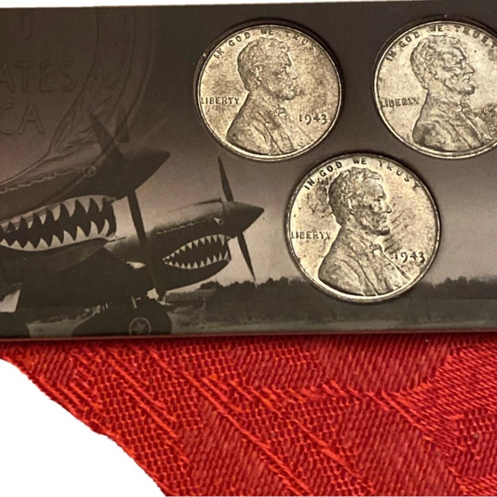 US Steel Cents Set - 1943 Philadelphia Mints - Vintage